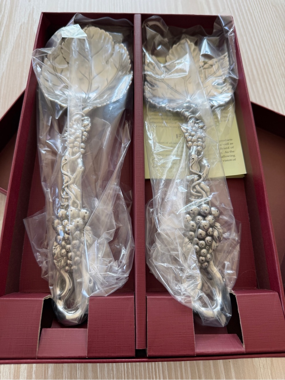 Arthur Court Grapevine Serving Spoons